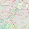 Trace GPS Trajet à vélo Colomiers Ramassiers lycée rive gauche, itinéraire, parcours