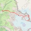 Trace GPS Mont Blanc - Aiguille du tour, itinéraire, parcours