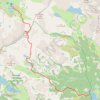 Trace GPS Pic de Gourguet en traversée du lac de l'Oule à Aygues Cluses, itinéraire, parcours