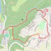 Trace GPS Le vallon des Bouys, itinéraire, parcours