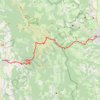 Trace GPS Montbrison Ambert par l'ancien circuit de la Randonnée de La Fourme, itinéraire, parcours