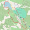 Trace GPS Balade autour du lac de mormoiron in), itinéraire, parcours