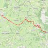 Trace GPS 5 - Le Cergne - Charlieu, itinéraire, parcours