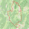 Trace GPS Les 3 sommets en Bauges, itinéraire, parcours