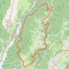 Trace GPS Morceau de GRP Tour des Petites Roches, itinéraire, parcours