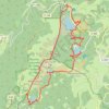 Trace GPS Vosges les 4 lacs les gazons, itinéraire, parcours