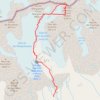 Trace GPS Grandes Jorasses - Pointe Walker, itinéraire, parcours
