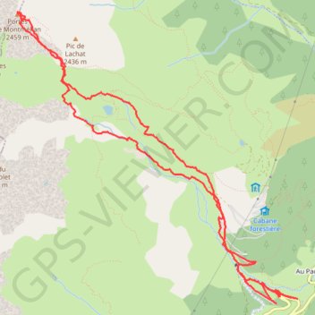 Trace GPS Les Portes de Montmélian (Lauzière), itinéraire, parcours