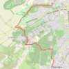Trace GPS Chemin des Grands Crus (1er tronçon : de Dijon à Villers-la-Faye), itinéraire, parcours