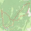 Trace GPS Font d'Urle, itinéraire, parcours