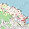 Trace GPS Collioure par le chemin côtier, itinéraire, parcours