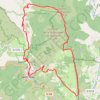 Trace GPS Baronnies - Gorges du Leoux - Rocher Vautours, itinéraire, parcours