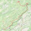 Trace GPS Grandes Traversées du Jura - Gorges du Doubs, itinéraire, parcours