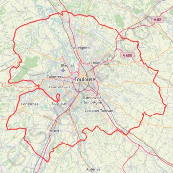 Trace GPS Tour de Tolosa, itinéraire, parcours