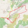 Trace GPS Pic de bertagne gémenos, itinéraire, parcours