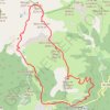 Trace GPS Mont Pépoiri, itinéraire, parcours