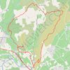 Trace GPS 2021-12-09 Le Canyon du diable et la Croix de Gibret, itinéraire, parcours