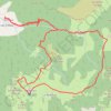 Trace GPS Bellevaux - Les Nants - Tré le Saix - Vallonet - Col de la Balme, itinéraire, parcours