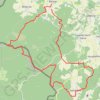 Trace GPS Sortie VTT en boucle entre Rienne et Nafraiture, itinéraire, parcours