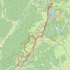 Trace GPS Col du Calvaire, le Tanet, itinéraire, parcours