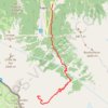 Trace GPS Montée au lac de la Combe de la Chaux, itinéraire, parcours