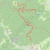 Trace GPS Bruckenwald depuis Rougemont, itinéraire, parcours