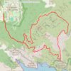 Trace GPS Tour du Mont Puget, itinéraire, parcours
