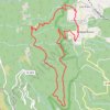 Trace GPS Concoules, itinéraire, parcours