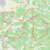 Trace GPS segonzac_Circuit+exploration+53km, itinéraire, parcours