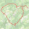 Trace GPS Le Mont Poupet - Doubs, itinéraire, parcours