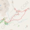 Trace GPS Munro, hillwalk, Choinnich, Mor, Aonach, Beag, itinéraire, parcours