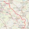 Trace GPS The Jo Cox Way 2022 Day 3 Market Bosworth to Milton Keynes, itinéraire, parcours