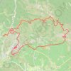 Trace GPS Baux Lombards, itinéraire, parcours