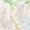 Trace GPS Lac des Rouies - vallon de la Lavey - Ecrins, itinéraire, parcours