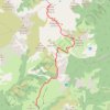Trace GPS Monte Renosu au départ du Val d'Ese, itinéraire, parcours