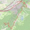 Trace GPS Parcours partiel du trail du Salève, itinéraire, parcours