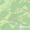Trace GPS Cabane de rochefort depuis col, itinéraire, parcours