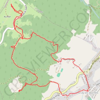 Trace GPS Plan du Salève depuis Vovray-en-Bornes, itinéraire, parcours