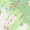 Trace GPS Tuc de Pourtillou crête NE, itinéraire, parcours