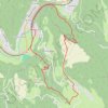Trace GPS Rochers de la Falconnière, itinéraire, parcours