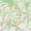 Trace GPS Depuis Chatte sur les hauteurs de la Drome, itinéraire, parcours