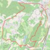 Trace GPS Entre Tullins et Morette, itinéraire, parcours