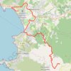Trace GPS Ajaccio à Bisinao, itinéraire, parcours