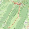 Trace GPS GTJ Vijoux - Colomby de Gex, itinéraire, parcours