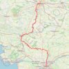 Trace GPS Rennes - Nantes, itinéraire, parcours