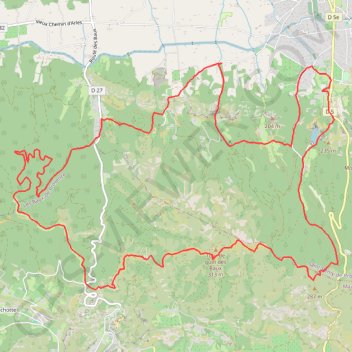 Trace GPS Saint Rémy-de-Provence - Les Baux, itinéraire, parcours