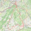 Trace GPS Plateau des Bornes (Nord), itinéraire, parcours