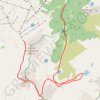Trace GPS Randonnée à ski Col du chasseur ou col de la cicle vallée des contamines Montjoie, itinéraire, parcours