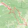 Trace GPS Mont Ventoux montée par Sault, itinéraire, parcours