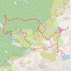 Trace GPS Lac blanc par Jean Collet, retour par col de la Sitre, itinéraire, parcours
